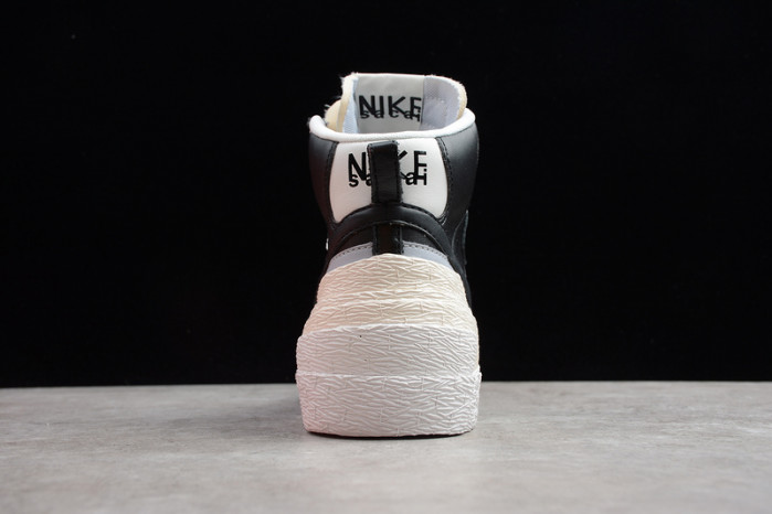 SACAI X NIKE BLAZER MID BLACK GREY BV0072-002